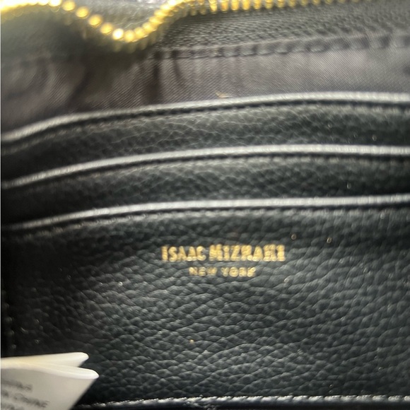 Isaac Mizrahi Black Leather Wristlet - Picture 6 of 6